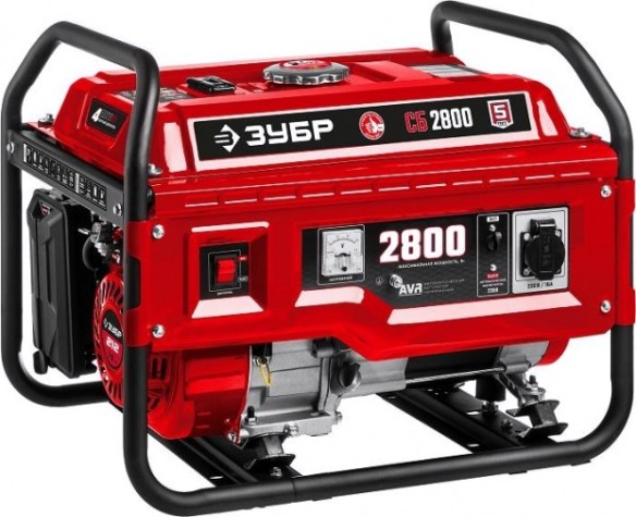 Генератор бензиновый ЗУБР СБ-2800 Генератор бензиновый ЗУБР СБ-2800