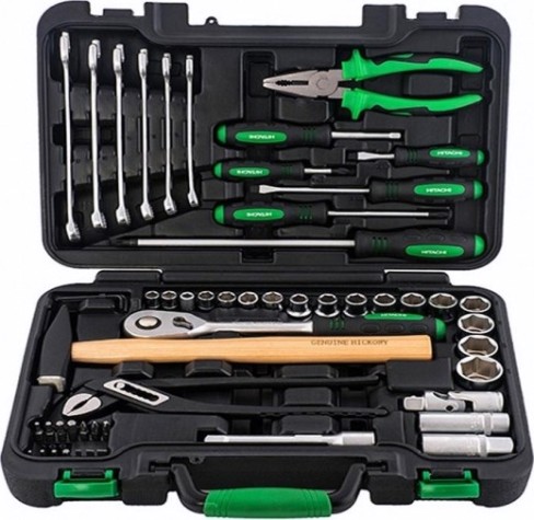 Набор инструментов HiKOKI 774015 1/4" и 1/2" 56 предметов Набор инструментов HiKOKI 774015 1/4" и 1/2" 56 предметов