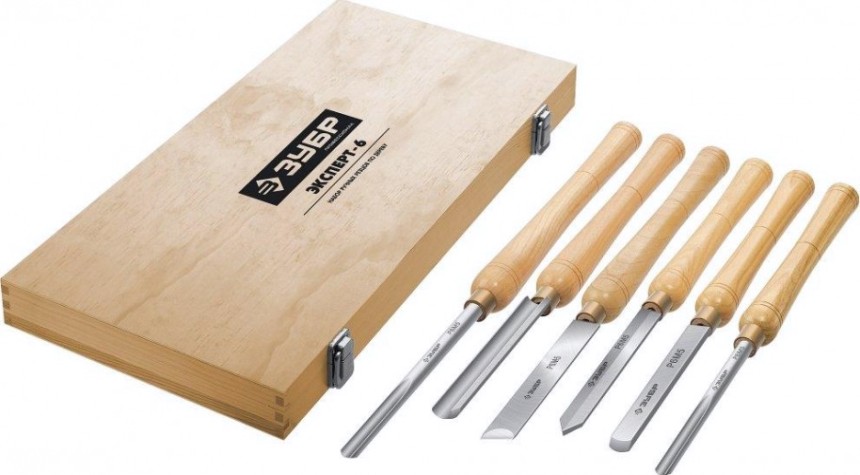 Набор резцов по дереву ЗУБР 18370 Эксперт-6 6 пр. Набор резцов по дереву ЗУБР 18370 Эксперт-6 6 пр.