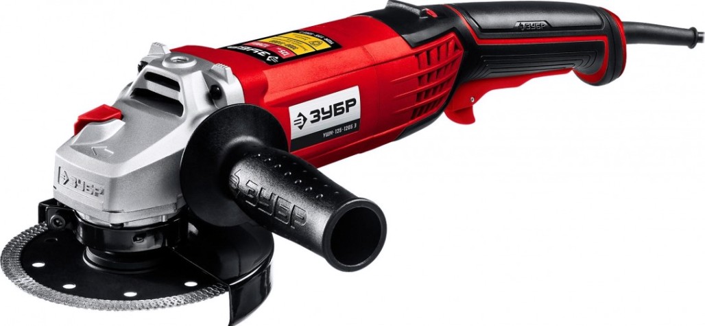 Угловая шлифмашина сетевая ЗУБР УШМ-125-1205 Э Угловая шлифмашина сетевая ЗУБР УШМ-125-1205 Э